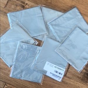 Set of 5 Dusty Sage Azazie pocket squares